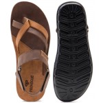 Provogue PV1109 Men Casual Sandals (Brown & Tan)